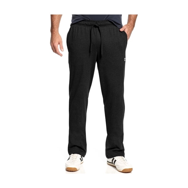 Champion - Pantalones de chándal deportivos para hombre, color negro, mediano Champion Pista