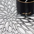 thumbnail image 4 of 2024 New 4 Pieces Silver Placemat, Hollow Out Round Placemat, Round Placemats Plastic Table Mat, 4 of 5