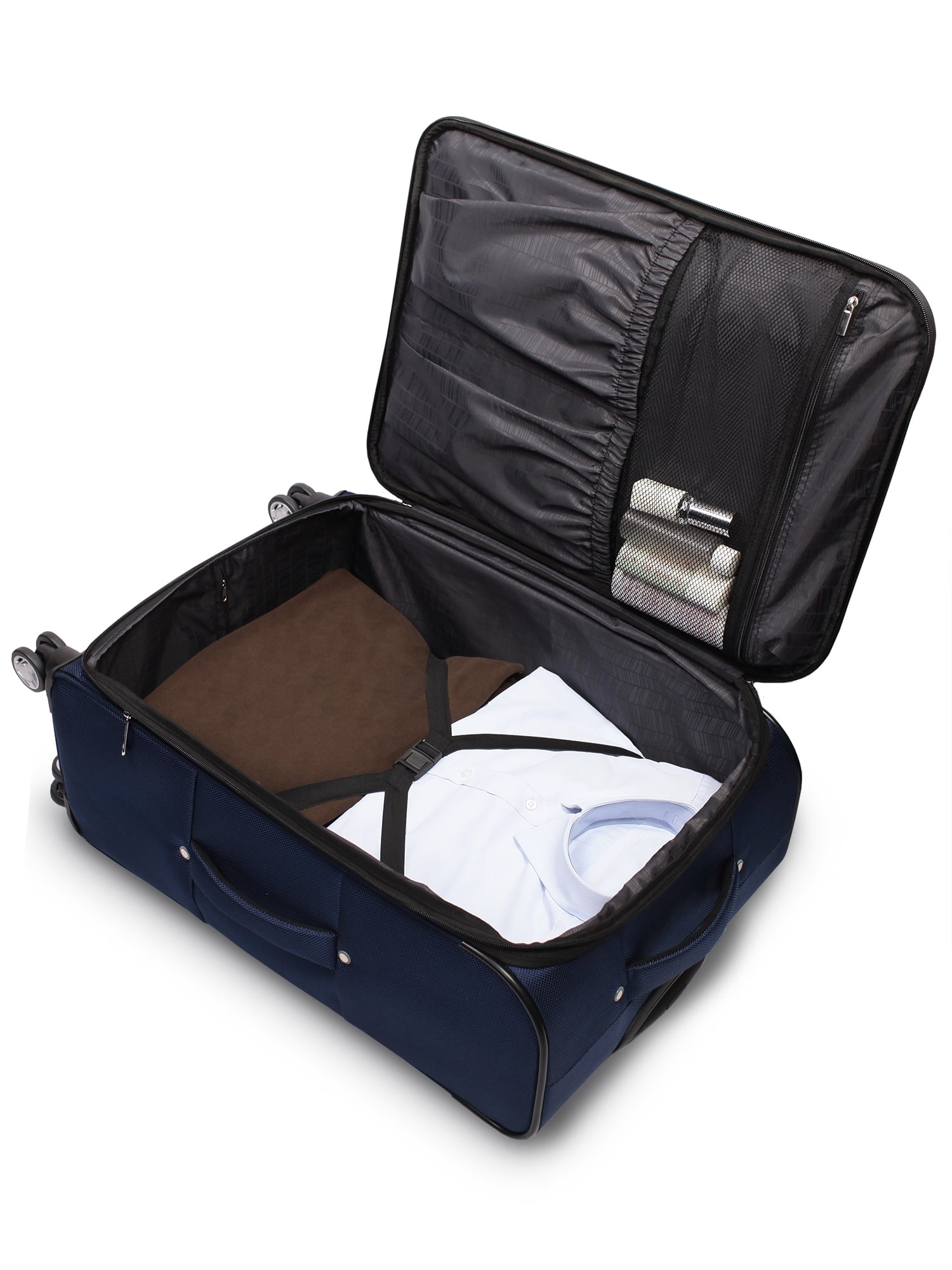 Protege Ashfield 25" Softside Upright Luggage, Navy Blue
