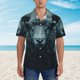 thumbnail image 2 of Fotbe Moody Ram Portrait Camisa Hawaiana para Hombre Unisex – Camisa Casual de Verano con Botones de Manga Corta de Algodón y Lino,Large, 2 of 7