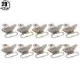 thumbnail image 2 of Suspender Clips Suspender Snap Clothes Decoration 20PCS Metal  Suspender Clips Suspender Snap For Clothes Decoration Project Craft20pcs, 2 of 8