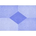 thumbnail image 1 of Ahgly Company Indoor Rectangle Patterned Sky Blue Dress Blue Area Rugs, 2' x 4', 1 of 6