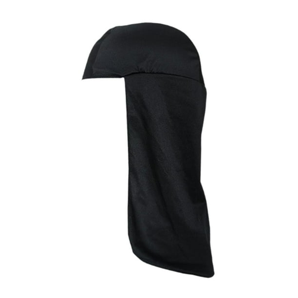 Sombrero de sombra, diadema, protección solar, refrescante, pañuelo para cabeza para mujeres, hombres, equitación, pesca Negro