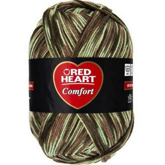Red Heart Comfort Yarn-Light Camo Print