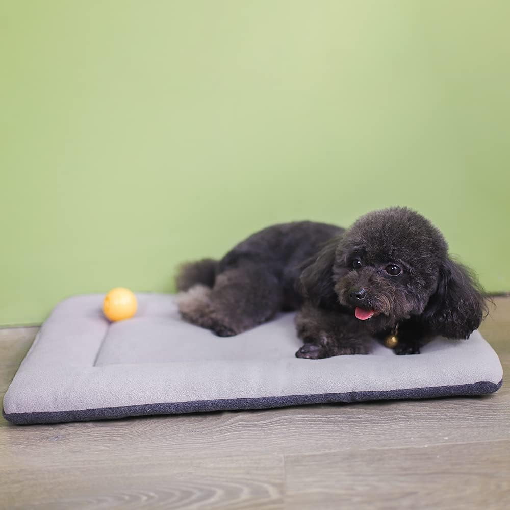 Pet Bed Crate Pad 36"x28" Kennel Pad Machine Washable Entire Dog Crate Beds Double Sided Pet Mat