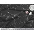 thumbnail image 2 of Soimoi Black Cotton Duck Fabric Artistic Floral Fabric Prints By Yard 44 Inch Wide, 2 of 3