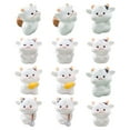 thumbnail image 7 of LYTMENT 12 Pcs Resin Mini Cow Figures For Diy Micro Landscape Farm Animal Cupcake Toppers Car Dashboard Ornaments Potted Plant Accessories, 7 of 7