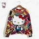 thumbnail image 3 of Sudadera con capucha de HELLO KITTY para mujer, ropa de calle con estampado de manga larga, estilo Harajuku, para otoño e invierno, 3 of 5