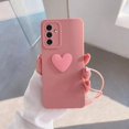 thumbnail image 3 of A 54 34 14 24 13 Love Heart Lanyard Silicone Case For Samsung Galaxy A54 A34 A14 A13 5g A24 4g A04s M34 M54 M23 M52 Camera Cover, 3 of 5