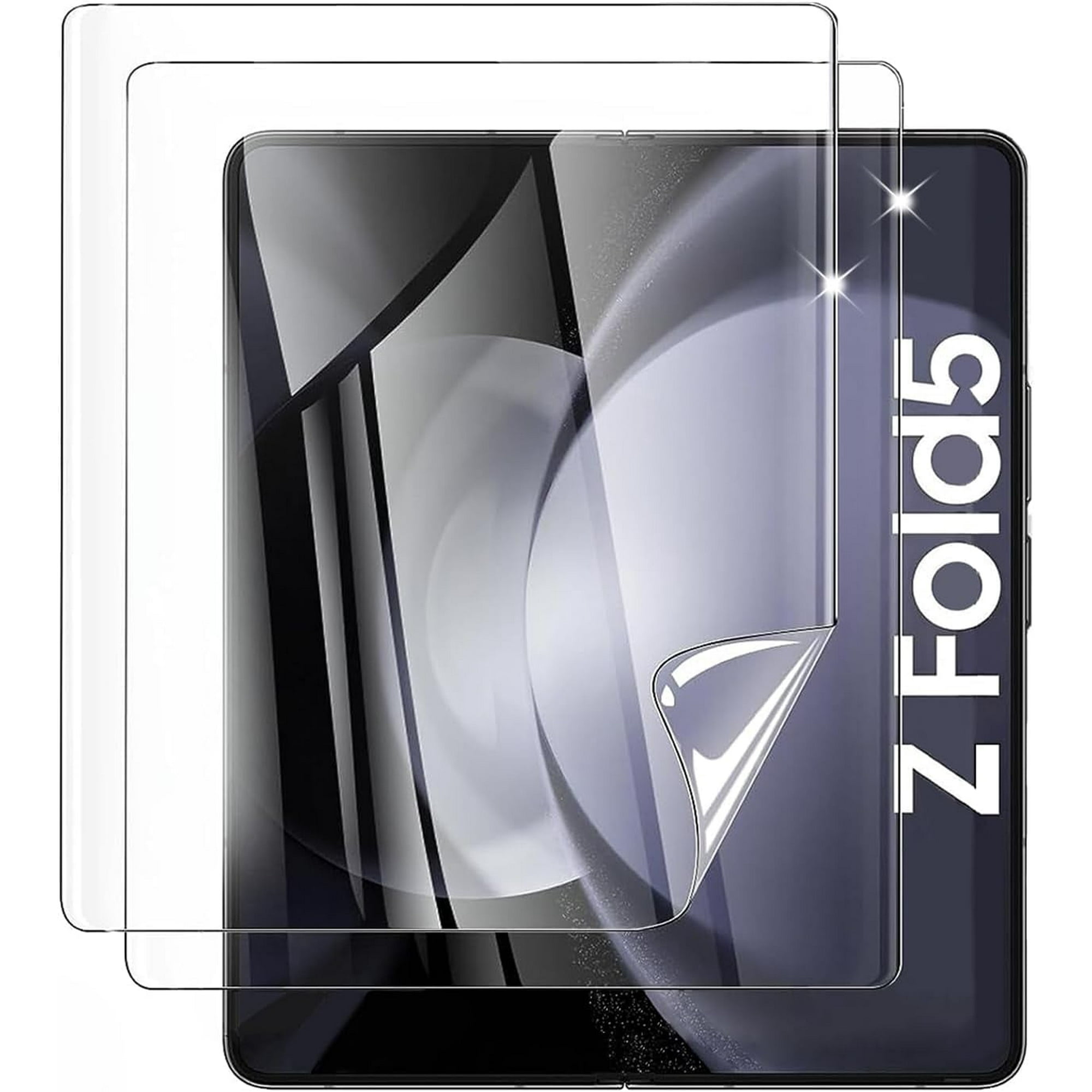 for Samsung Galaxy Z Fold 5 Screen Protector [Not Glass], Clear Flexible Inner Screen Protective TPU Film Full Coverage for Galaxy Z Fold 5 Accessories, 2 Pack