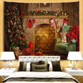 thumbnail image 3 of Tapiz de chimenea de Navidad JAMW Hippy bohemio 150*130cm Sencillez, 3 of 5