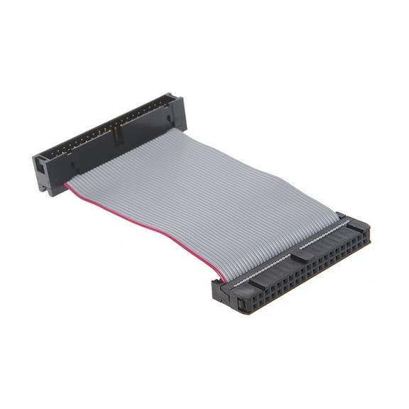 9.5cm IDE Female to Male Hard Disk Cable 40 Pins IDE Extension Flexible Flat Cable for 3.5 Inch IDE Interface Hard Drive