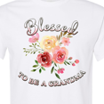 thumbnail image 4 of Inktastic Blessed to Be a Grandma Flowers T-Shirt, 4 of 5