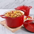 Martha Stewart 4Quart and 7Quart Enamel on Cast Iron Dutch Ovens, 2