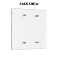 thumbnail image 2 of Blue Dark Fabric Mix Light Switch Cover Decorative Switch Plates and Outlet Covers Wall Plate for Electrical Kitchen Home Office Art Decor Standard Size, 2 of 4