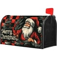 thumbnail image 2 of Christmas Santa Claus Mailbox Covers Magnetic Letter Post Box Cover Wrap Garden Yard Home Decor Outdoor Yard Farmhouse Home Mailbox Cover Magnetic Standard 21 x 18 inches, 2 of 6