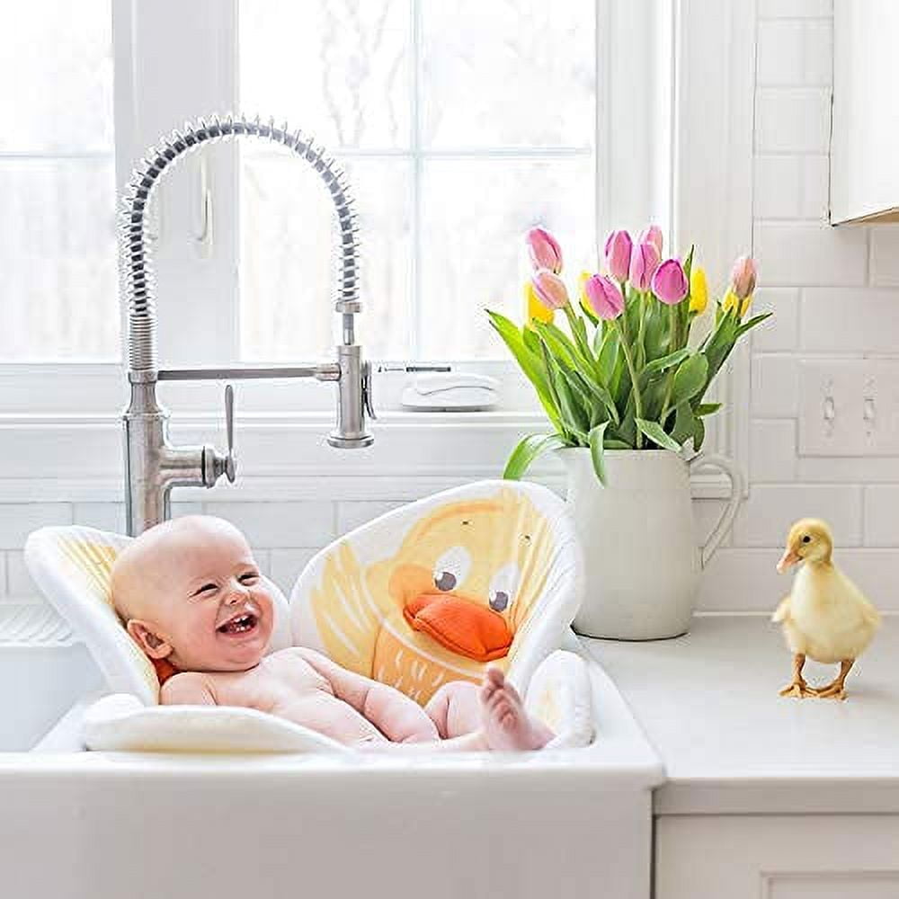 Blooming Bath Pond Pal Baby Bath Seat - Sink Baby Bath Insert, Duck
