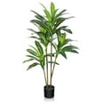 DR.Planzen Artificial Dracaena Tree, 4FT Tall Fake Tree Artificial