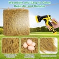 thumbnail image 4 of 4 PCS Washable Chicken Nesting Pads,11.8x11.8 Artificial Grass Turf Reusable Chickens Nest Box Bedding Liners for Hen Coop Egg Duck Goose, 4 of 5