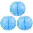 thumbnail image 2 of 3pcs Earth Shaped Paper Lanterns Large Paper Lantern Diy Globe Paper Lantern Party Decor, 2 of 4