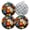 Black3479, variant on 4 PCS Pot Holders for Kitchen,Potholders Sets with Hook for Oven,Cooking,Baking,Tropical Inspired Pattern Of Passion Wild Flower And Tropical Plant