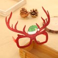 thumbnail image 3 of MaiMai Stock disponible gafas navideñas decoraciones de marco gafas de vestir de alce para niños gafas con cabeza de astas para pareja, 3 of 4