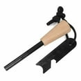 thumbnail image 1 of Hongchun Outdoor Camping Survival Emergency Firestone Solid Wood Handle Gauge Umbrella Rope Ignition Bar Tool Set, 1 of 5