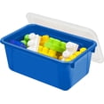 thumbnail image 3 of Storex Small Cubby locker Bin, with Cover, Classroom Colors Blue(6 units/pack), 3 of 6
