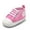 Pink, variant on Generic Unisex Baby Shoes Soft Sole Baby Toddler Shoes Canvas Sneaker Soft Sole Lace up Ankle Toddlers First Walkers Crib Shoes(0-3 Months,Black)