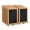 Torched Brown, variant on Flash Furniture Canterbury 9.5" x 14" Black Tabletop Magnetic Chalkboards with Metal Scrolled Legs, Hanging Wall Chalkboards, Countertop Memo Boards, Set of 10