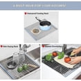 thumbnail image 5 of Dish Drying Rack, Roll Up Dish Drying Rack Kitchen Dish Rack Stainless Steel Sink Drying Rack, Folda, 5 of 5