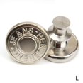 thumbnail image 1 of 5pcs Retractable Jeans Button Adjustable Removable Stapleless Metal Buttons UK M4T9, 1 of 9