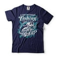 thumbnail image 4 of Fishing Shirt Funny Fishing Shirt A Day Without Fishing Tee Fishing Joke Shirt Fathers Day Gift (4X-Large Military Green), 4 of 6
