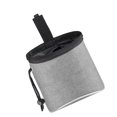 thumbnail image 4 of Dog Treat Pouch Reflective Drawstring Closure Portable Oxford Cloth Puppy Snack Waist Bag for Outdoor Training Light Gray, 4 of 9