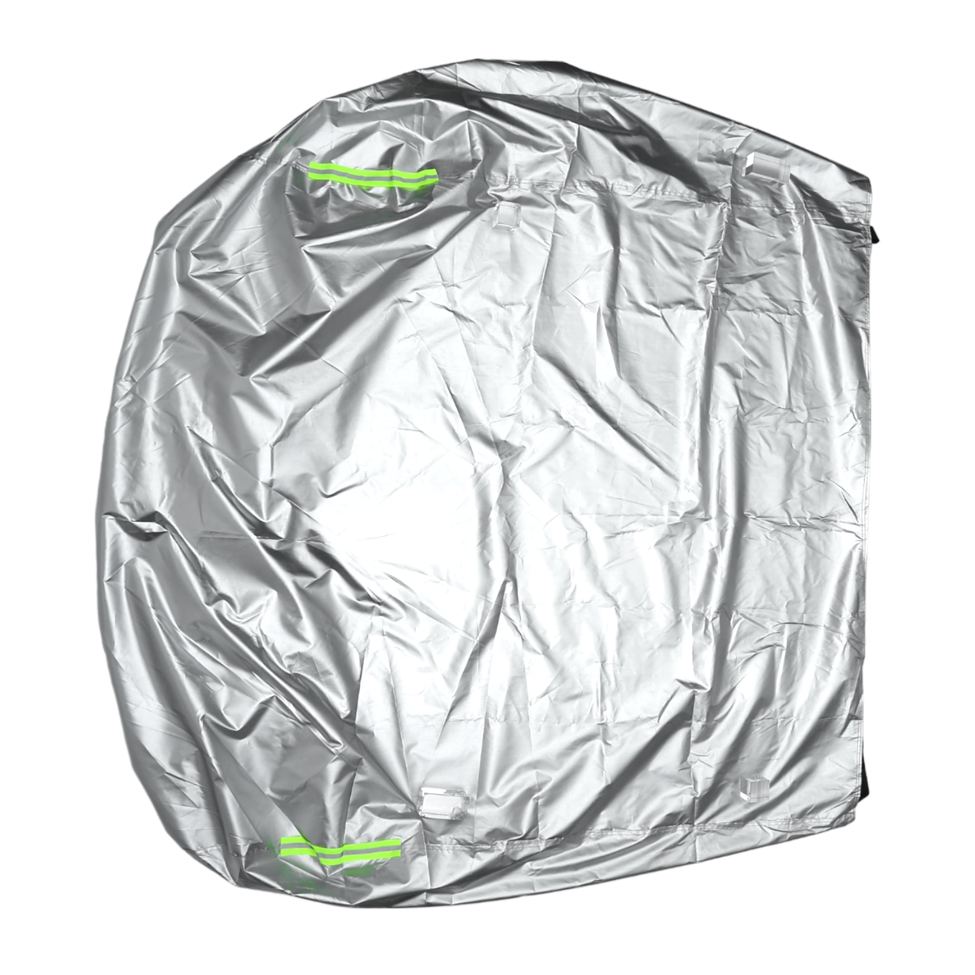 Front Half Car Cover Waterproof 210x110cm - Silver Tone 210D Outdoor Half Cover For Most Cars