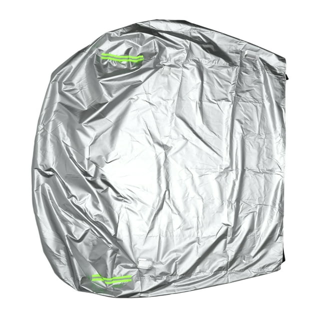 Ofertas Únicas Funda de Coche Frontal Media Impermeable 210x110cm Funda Exterior para Coche 210D Color Plateado