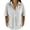 Grey, variant on Womens Striped Shirts Summer Fashion Casual Striped Short Sleeve Lapel T Shirt Everyday Wear Grey S