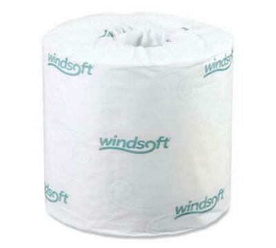 500 Sheets/Roll 48 Rolls/Carton 2405 WINDSOFT Embossed Bath Tissue 2-Ply 