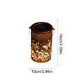 thumbnail image 3 of Decoración del hogar, decoración de habitaciones, faroles solares colgantes para exteriores, faroles decorativos de metal ahuecados, luz LED decorativa para jardín, decoración delicada para patio, far, 3 of 6