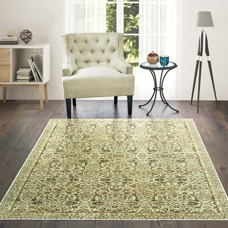 United Weavers of America Runner Traditional Area Rugs, Green