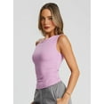 thumbnail image 4 of Womens Summer Off the Shoulder Tops Going Out T Shirts Crop Tank Top Fashion Clothes Spring Outfits 2025 Light  XS, 4 of 7