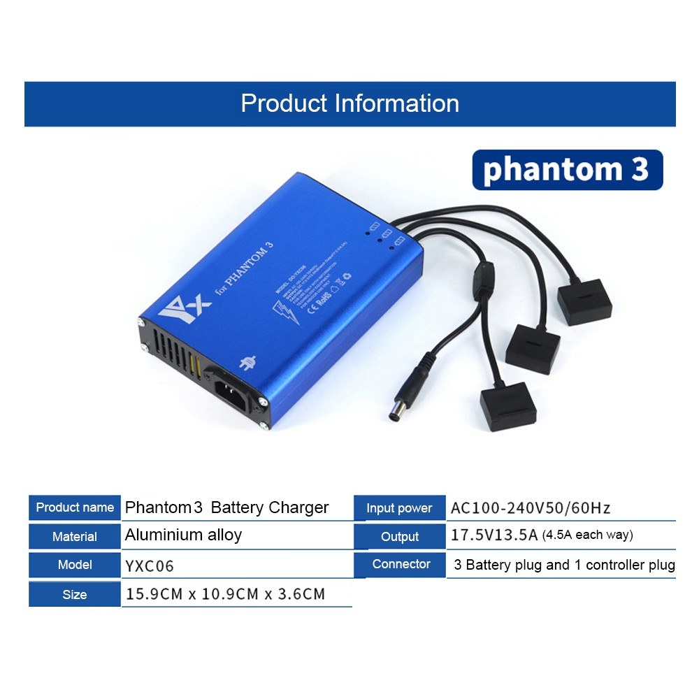 charging phantom 3 controller
