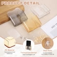 thumbnail image 3 of Uxcell 4 Pcs Cute Wall Mounted Phone Holder, Self-Adhesive PC Phone Stand with Charging Hole Charger Remote Control Stand Organizer for Home Office Bedroom Kitchen, Transparent Brown, 3 of 7