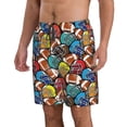 thumbnail image 2 of Naloa American Football Men's Beach Shorts, Surfing shorts, Swim trunks, Quick Dry Swim Trunks for Surfing Beach Fun - 3X-Large, 2 of 9