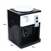 Hot and Cold Water Cooler Dispenser, Top Loading Water Dispenser, Countertop Desktop Water Cooler Dispenser for Home Cafe Bar (European White)