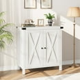 thumbnail image 5 of Accreate Farmhouse Storage Cabinet with Doors and Shelves for Living Room, Dining Room, Hallway, 5 of 7