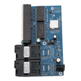 thumbnail image 2 of Gigabit Fast Ethernet Switch Fiber Reverse POE Singlemode 2 Fiber Optic Ports and 4 RJ45 Ports Optical Media Converter,1 * Gigabit Fast Ethernet Switch, 2 of 7