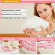 thumbnail image 4 of Almohada De Embarazo para Dormir, Almohada De Maternidad Bub De Lujo De Piel Sintética, Almohada Bub De Bebé con Bolsa De Lavandería - Soporte para Espalda, Piernas, Vientre, Caderas,Rosado, 4 of 7