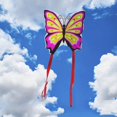 thumbnail image 5 of Cometa mariposa de viento suave - Butterfly PINK - cometa de una sola línea para niños a partir de 3 años - completamente ensamblada - lista para volar inmediatamente, 5 of 5