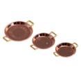 thumbnail image 1 of Juego de 3 sartenes de Metal perfecl cobre + oro, 1 of 8